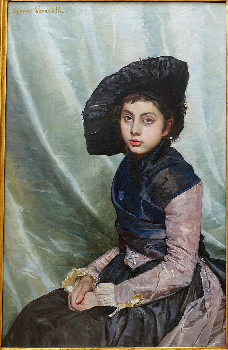 Ritratto di una giovane ragazza - Galleria nazionale d'arte moderna, Roma